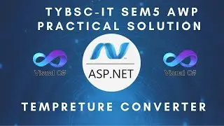 TYBSCIT SEM5 AWP  PRATICAL SOLUTION | PROGRAM ON TEMPRETURE CONVERTER