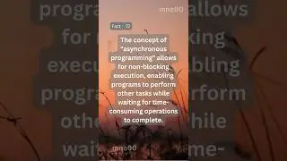What is asynchronous programming..? #shorts #programming #coding #technology