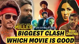 Hanuman – Captain Miller – Merry Christmas – Ayalaan trailers Review | Faizan k Reviews