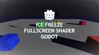Ice freeze, full screen shader for Godot 