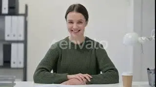 Head Shake As Yes Sign By Young Woman | Stock Footage - Envato elements