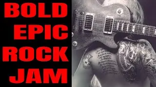Epic Blues Rock Jam | Guitar Backing Track In F# Minor