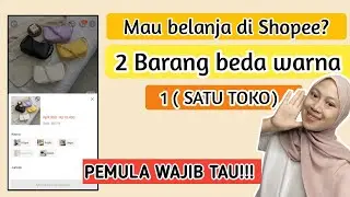 How to order 2 items in different colors in 1 shop with free shipping | How to shop on the Shopee...