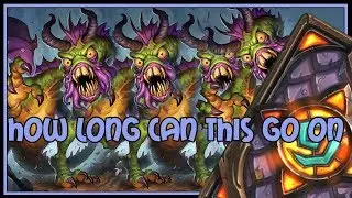HOW LONG CAN THIS GO ON | Shudderwock shaman | The Witchwood | Hearthstone