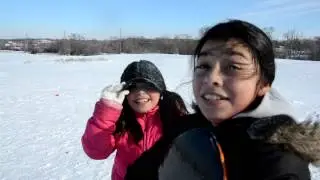Vanessa y Nani en La Nieve