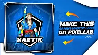 How To Make BGMI Mascot Logo | On Pixellab | How To Make Gaming Mascot Logo