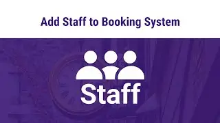 Online Booking System with Wix - Adding Staff