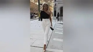 Образы с модными ассиметричными топами