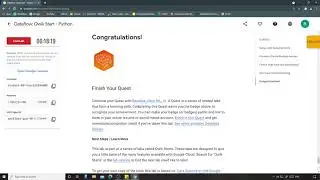 Dataflow: Qwik Start - Python | Qwiklabs [GSP207]