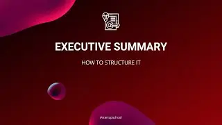 Executive Summary of The Business Plan: a Guide for Startup Founders