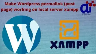 Make Wordpress permalink (post page) working on local server xampp