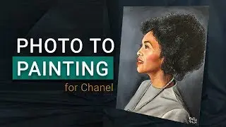 Photo to Painting. Los Angeles. The Stolen Art