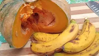 Gawing masarap na meryenda Saging at Kalabasa | Jhobz Ree