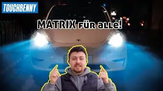 Das neue Tesla Matrix LED ausprobiert! Software 2024.8.