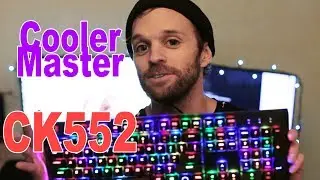 Gateron Red Better Than Cherry MX Red??? Cooler Master CK552 Mechanical Keyboard Review!