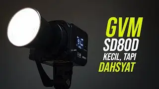 REVIEW LIGHTING GVM SD80D | LIGHTING KECIL YANG DAHSYAT BANGET!
