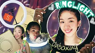 AFFORDABLE (33cm) RINGLIGHT FROM SHOPEE | Unboxing + Review