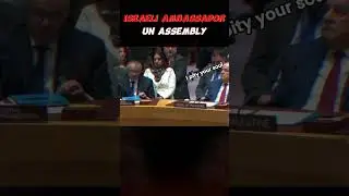 Israeli Ambassador lying blatantly (UN General Assebmly) #shorts #israelpalestineconflict #palestine
