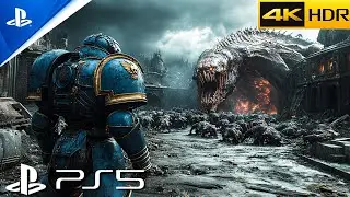 ALIEN SWARM ATTACK (PS5) Realistic ULTRA Graphics Gameplay [4K60FPS] Warhammer 40K Space Marine 2