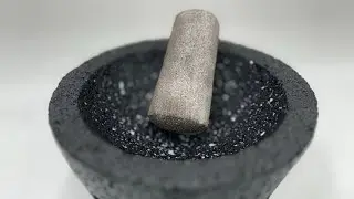 Cómo curar un molcajete