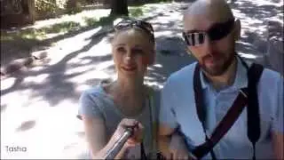 Прогулка с Любимым. Первый опыт с моноподом.
