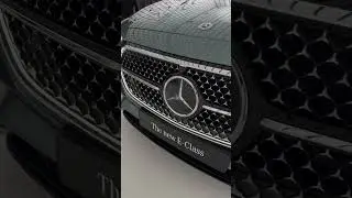 The Illuminated Front Grill of the 2024 Mercedes E Class 🚘