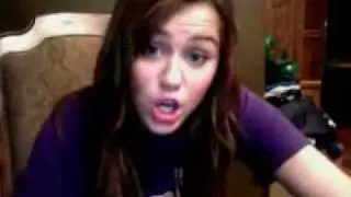 MileyWorld-Miley talks about Fly On The Wall Music Video (1-23-09)