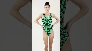 Sporti Checkmate Wide Strap One Piece Swimsuit (22-40) | SwimOutlet.com