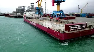 MCV «Барыс» Казмортрансфлота переоборудовано в судно-контейнеровоз