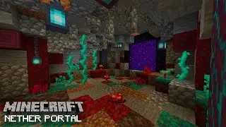 Minecraft underground nether portal EPISODE 4.1