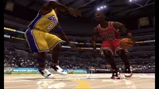 NBA Live 2004 PS2 | Jordan Duels Kobe Bryant | Bulls vs Lakers | Season Mode