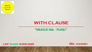 Oracle WITH Clause
