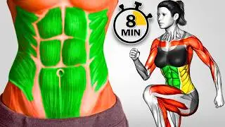 5 ABDOMINAIS EM PÉ para Perder Barriga em 7 Dias | 8 Min Abs Em Pé Para Perder Barriga