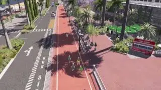 Boulevard de la Croisette, Cannes, France in Cities Skylines