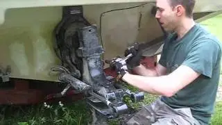 Mercruiser Outdrive Removal from a 5.7 liter Mercruiser, 1989 Wellcraft Eclipse 233 xl