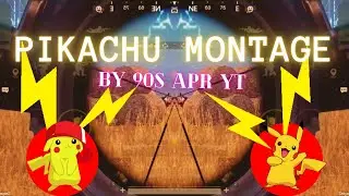 🔴PIKACHU MONTAGE THUNDERBOLT  | BGMI Beat Montage | Close to 1k | 90s APR YT