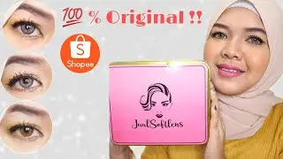 SHOPEE HAUL SOFTLENS MURAH DAN ORIGINAL!!