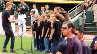 Choir Performance of the National Anthem