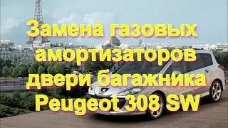 Газовые амортизаторы багажной двери Lesjöfors для Peugeot 308 SW