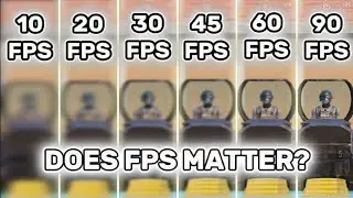 10 FPS vs 20 FPS vs 30 FPS vs 45 FPS vs 60 FPS vs 90 FPS | PUBG MOBILE