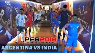 Pes 2019 India vs Argentina Full Match Gameplay