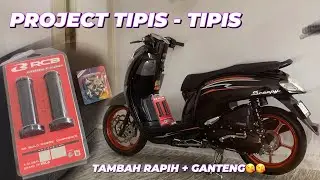 PROJECTAN LAGI GANTI HANDGRIP + BAUT STAINLESS MAKIN GANTENG!!!