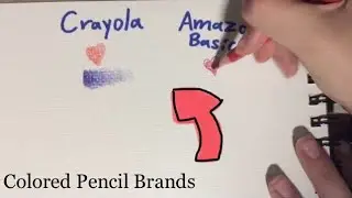Colored Pencil Brands: Crayola vs Amazon Basics