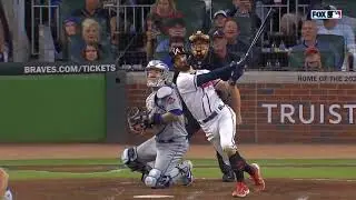 Dansby Swanson Hits GO AHEAD Home Run Off Max Scherzer!