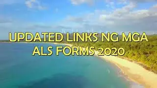 LINK PARA SA MGA BAGONG ALS FORMS NA ILALAGAY SA PRESENTATION PORTFOLIO