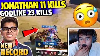 Jonathan 10+ kills in bgis lobby😱👉 Godlike 23 kills Agressive WWCD😨😨