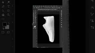 How to create a design on shoes in Photoshop #photoshopshorts #adobephotoshoptutorial