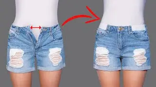 How to upsize jeans in the waist - my perfect sewing lifehack!