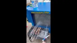 barbecue smoke smell removal use electrostatic filter
