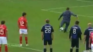 Rzut karny strzelony przez kibica